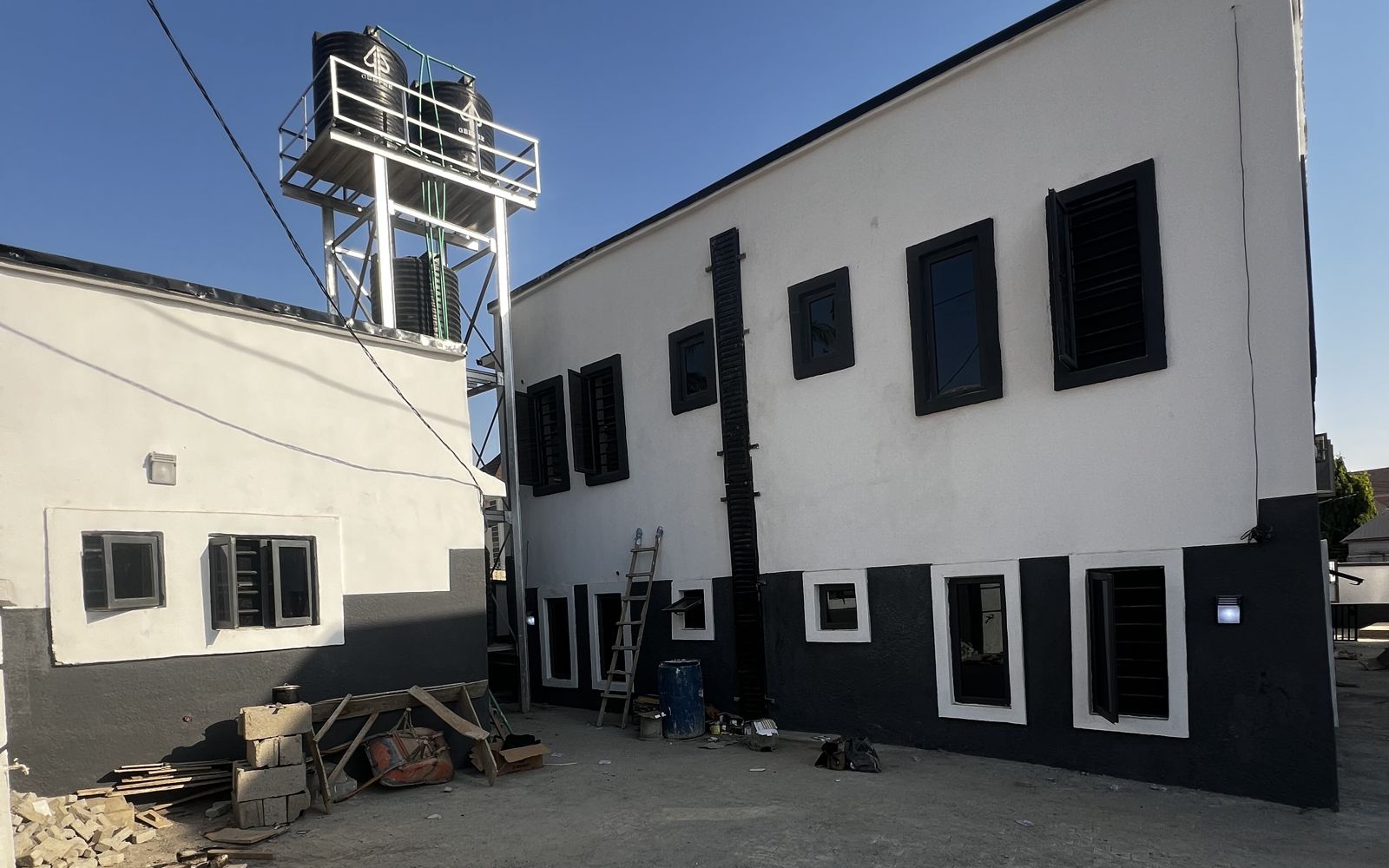 Completed two-storey building delivered by Vidys Enterprise Limited in Abuja